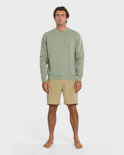 Saltwater Crewneck Sweatshirt - Herb | Quick Silver