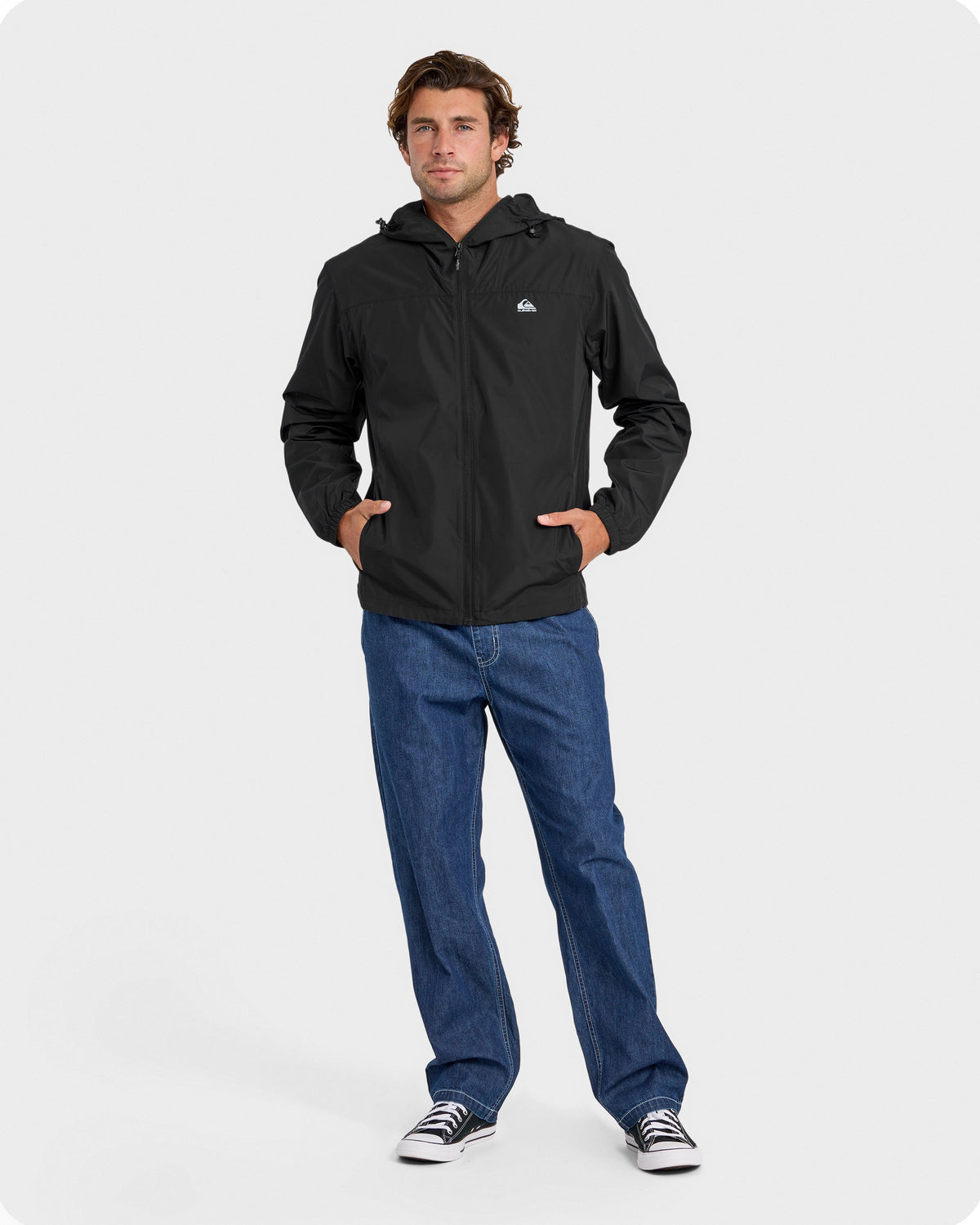 Overcast Windbreaker - Black | Quick Silver