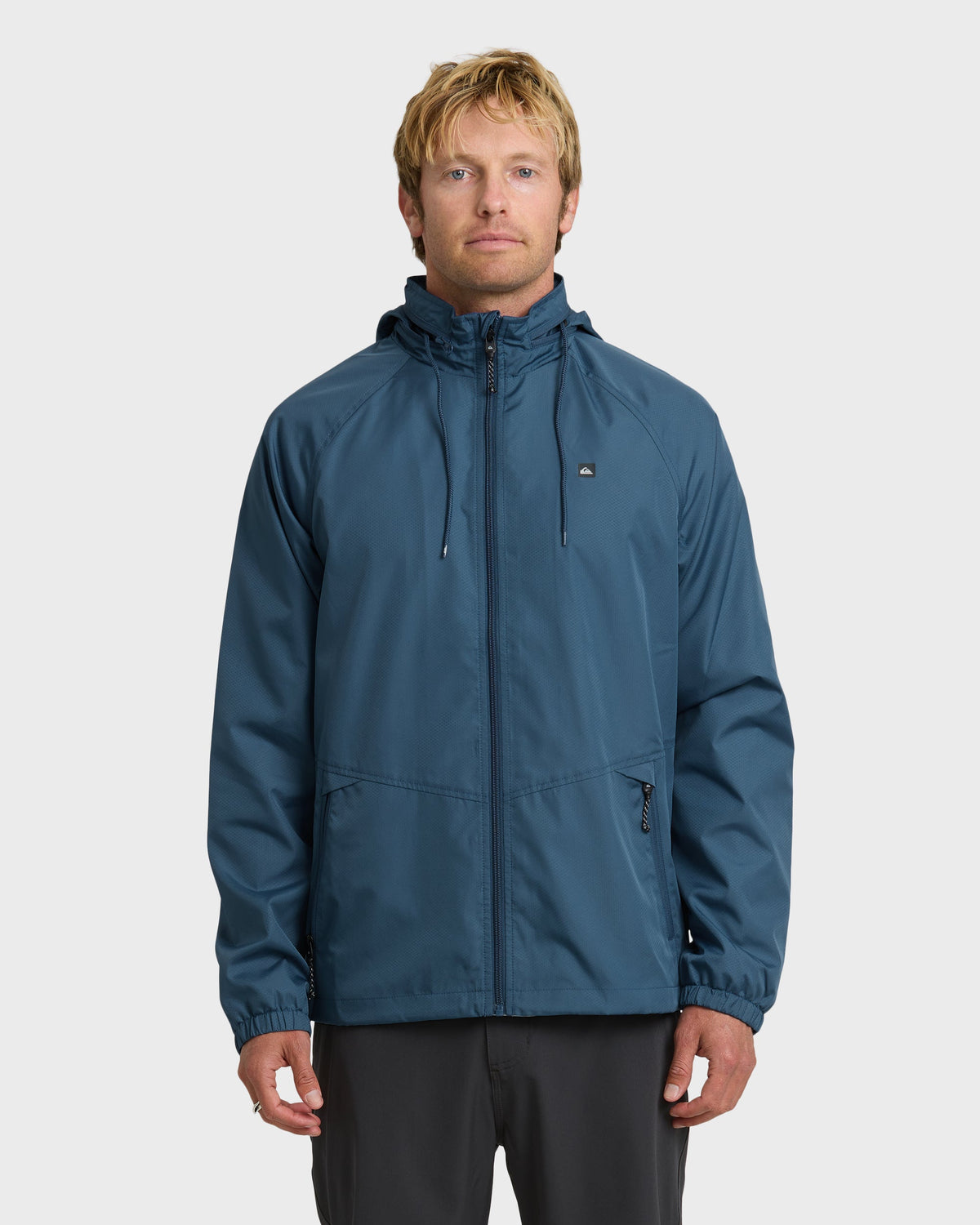 Waterman Shell Shock Water-Resistant Windbreaker - Ensign Blue | Quick Silver