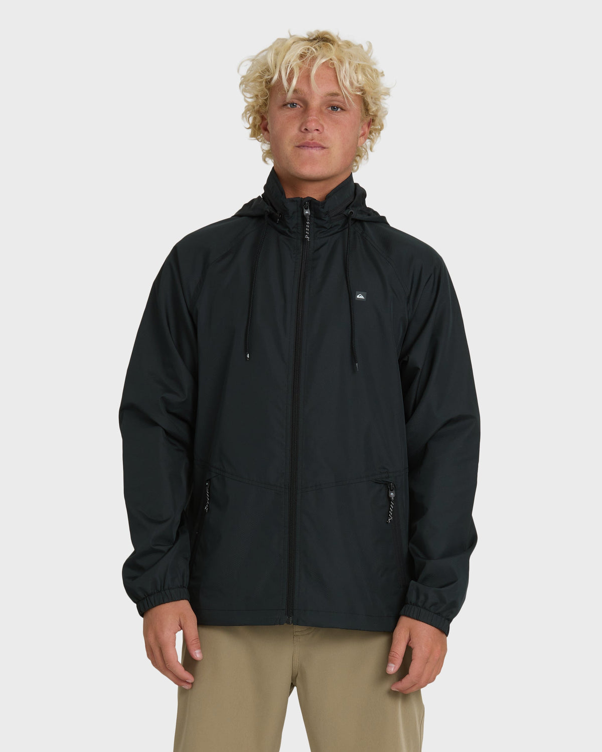 Waterman Shell Shock Water-Resistant Windbreaker - Black | Quick Silver