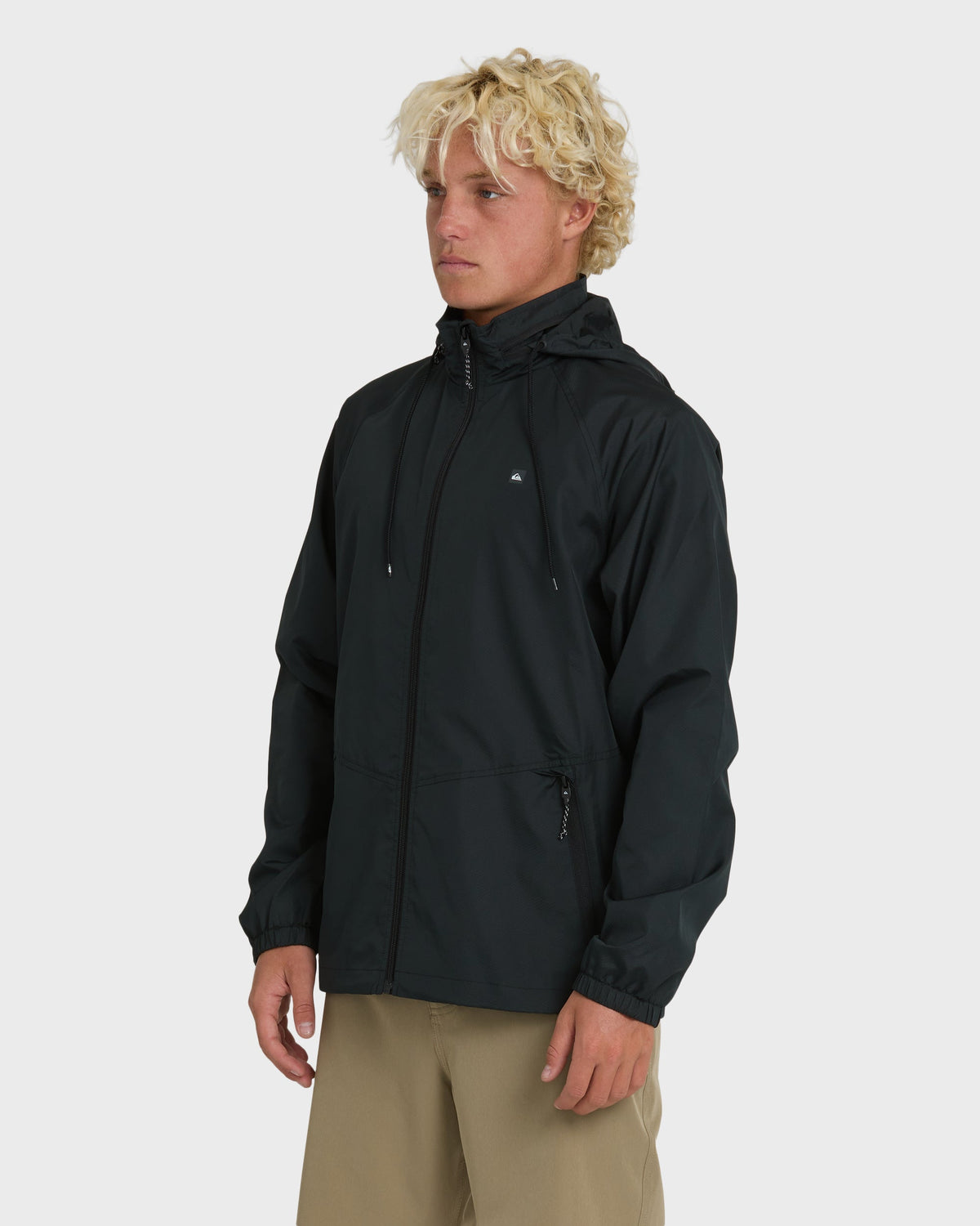 Waterman Shell Shock Water-Resistant Windbreaker - Black | Quick Silver
