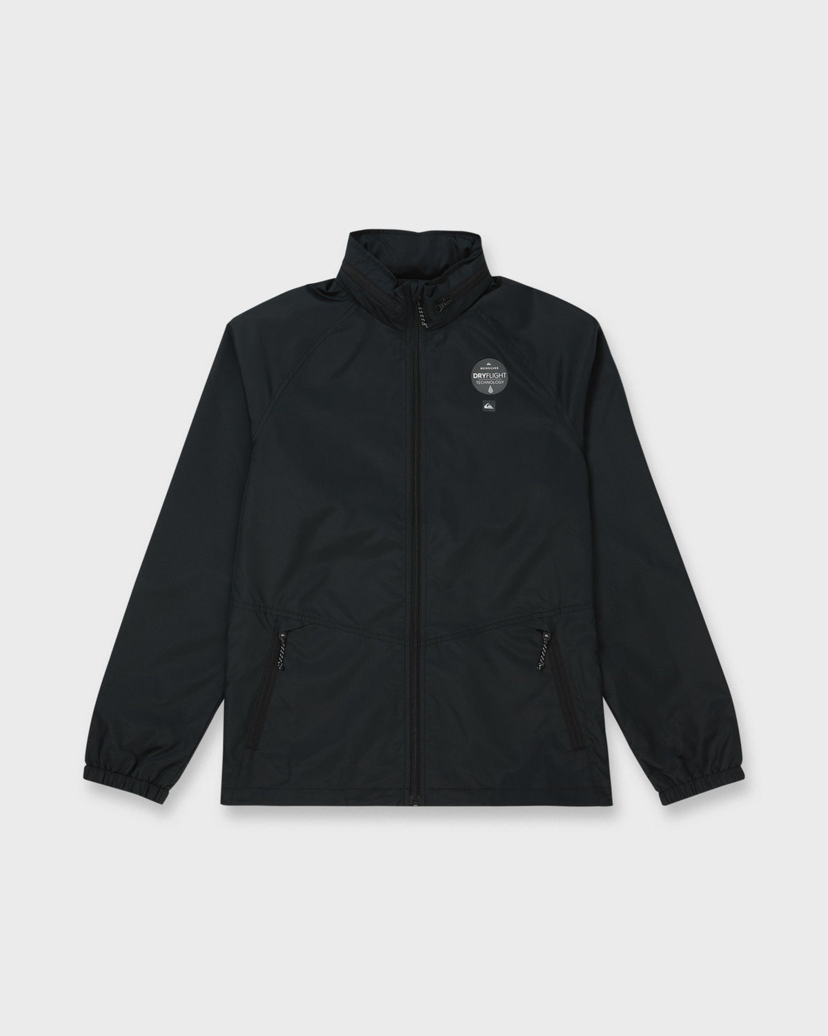Waterman Shell Shock Water-Resistant Windbreaker - Black | Quick Silver