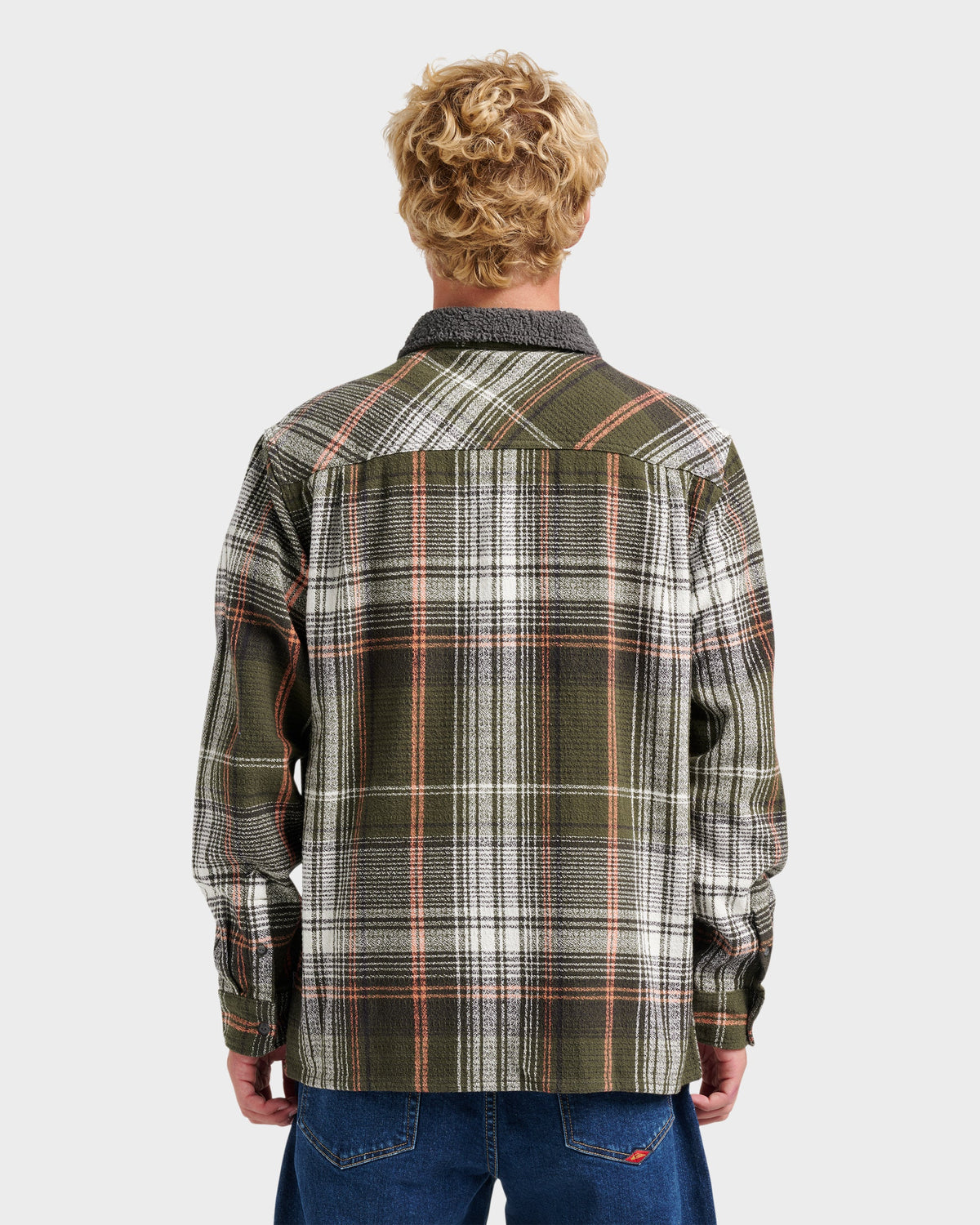 Campo Zip Flannel Shirt - Grape Leaf | Quick Silver