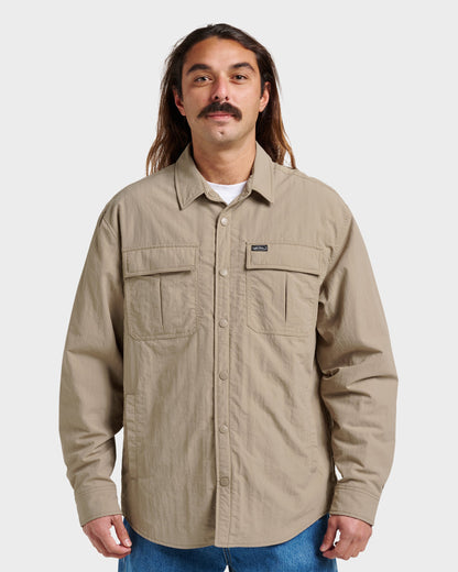 Cold Snap Shacket Jacket - Fallen Rock | Quick Silver