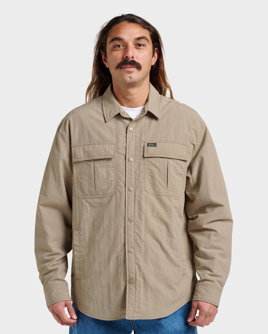 Cold Snap Shacket Jacket - Fallen Rock | Quick Silver