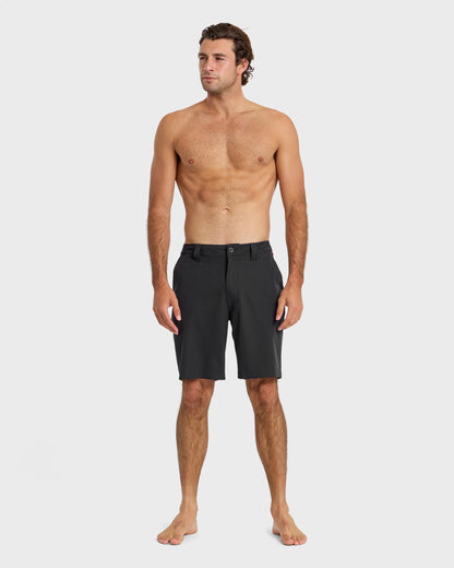 Union Amphibian 20" Hybrid Shorts - Black | Quick Silver