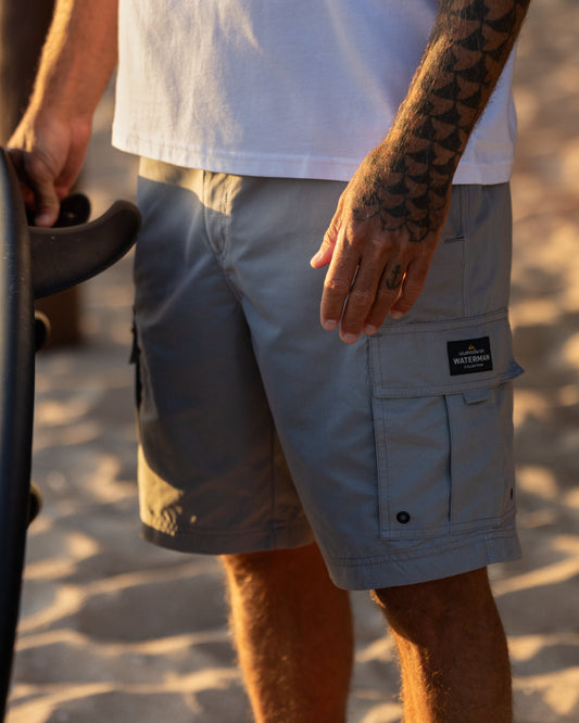 Waterman Maldive Atoll 20" Cargo Shorts - Grey | Quick Silver