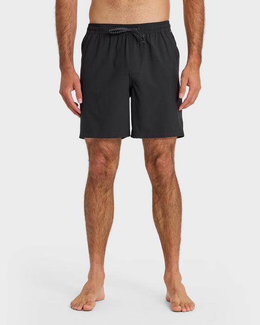 Taxer Amphibian 18" Hybrid Shorts - Black | Quick Silver