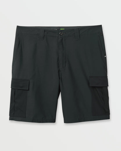 Union Amphibian Cargo 20" Hybrid Short - Black | Quick Silver