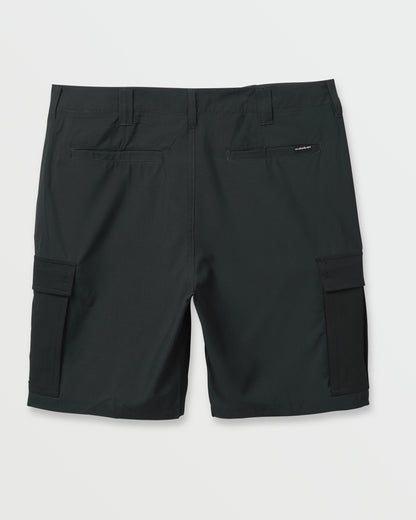 Union Amphibian Cargo 20" Hybrid Short - Black | Quick Silver