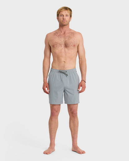 Taxer Amphibian 18" Hybrid Shorts - Smoked Gray | Quick Silver