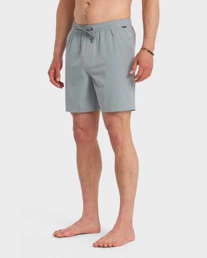 Taxer Amphibian 18" Hybrid Shorts - Smoked Gray | Quick Silver