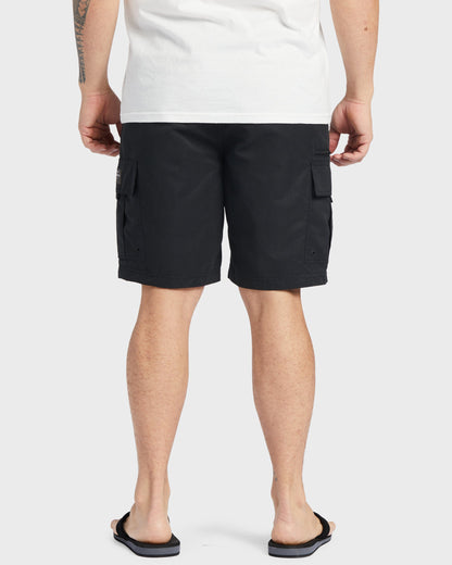 Waterman Maldive Atoll 20" Cargo Shorts - Black | Quick Silver