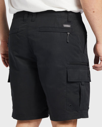 Waterman Maldive Atoll 20" Cargo Shorts - Black | Quick Silver