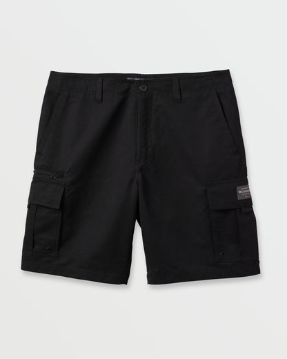 Waterman Maldive Atoll 20" Cargo Shorts - Black | Quick Silver