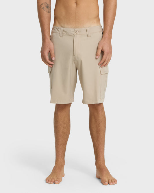 Union Amphibian Cargo 20" Hybrid Short - Taupe | Quick Silver