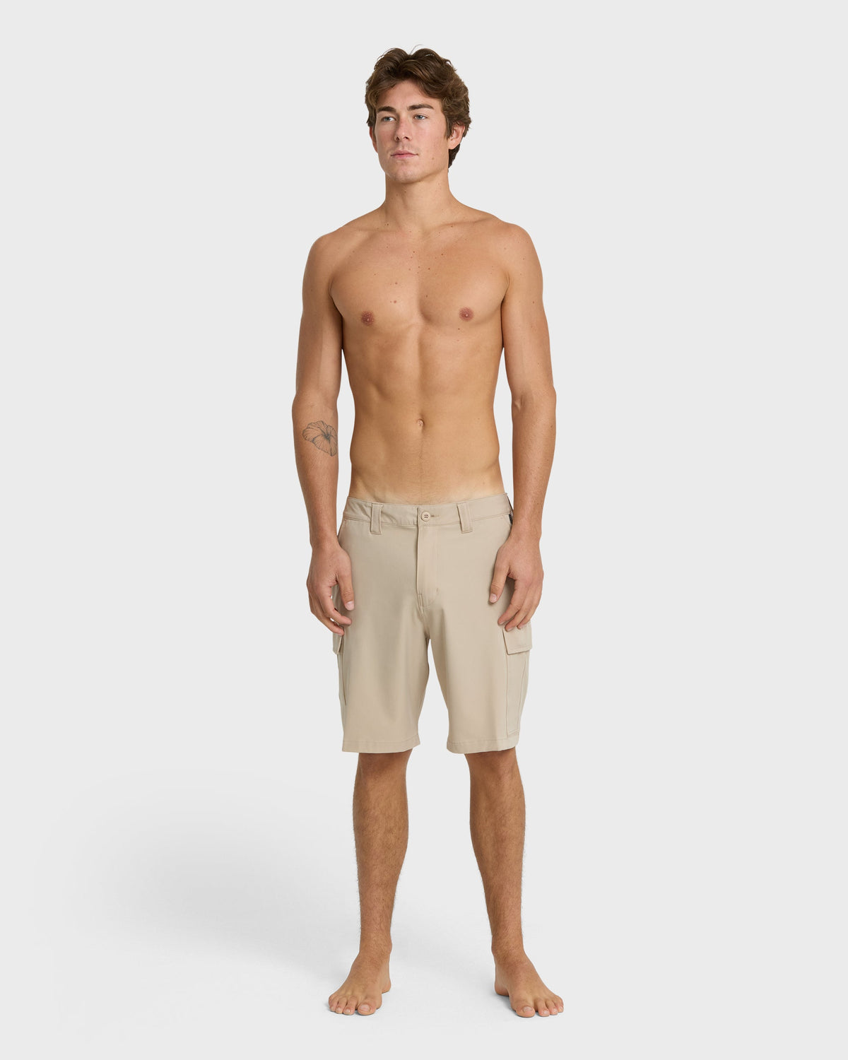 Union Amphibian Cargo 20" Hybrid Short - Taupe | Quick Silver