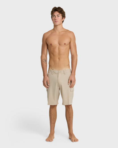 Union Amphibian Cargo 20" Hybrid Short - Taupe | Quick Silver