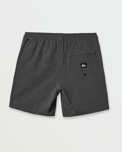 Taxer Heather Amphibian 18" Hybrid Shorts - Black | Quick Silver