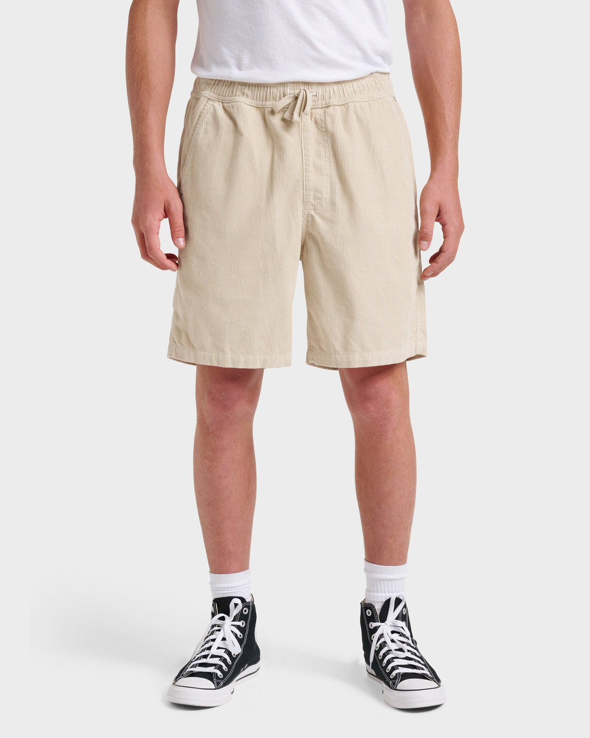 Taxer Corduroy Shorts - Fog Grey | Quick Silver