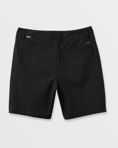 Union Transit 19" Amphibian Hybrid Shorts - Black | Quick Silver