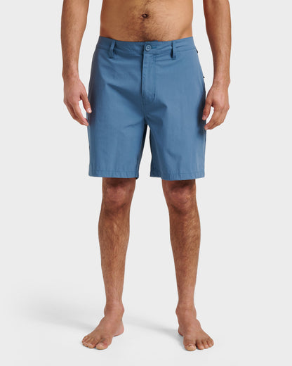 Union Transit 19" Amphibian Hybrid Shorts - China Blue | Quick Silver