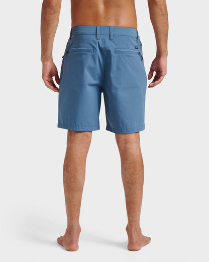 Union Transit 19" Amphibian Hybrid Shorts - China Blue | Quick Silver