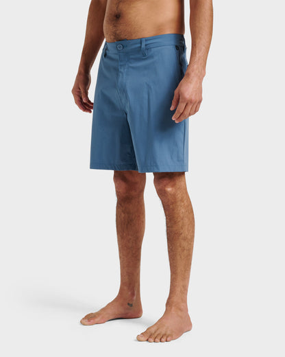 Union Transit 19" Amphibian Hybrid Shorts - China Blue | Quick Silver
