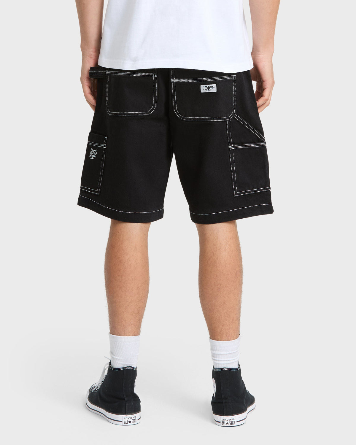 Mercury Carpenter Denim Short - Black | Quick Silver