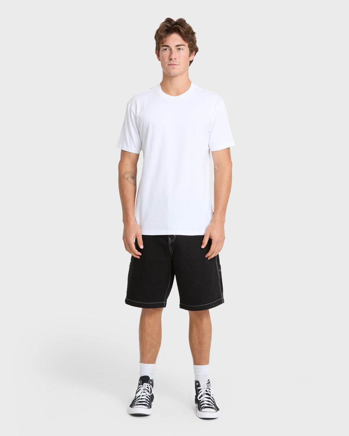 Mercury Carpenter Denim Short - Black | Quick Silver