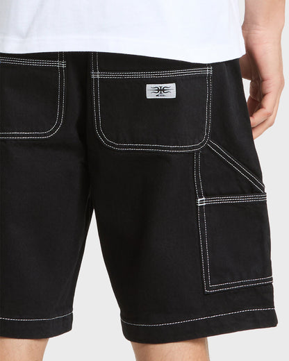 Mercury Carpenter Denim Short - Black | Quick Silver