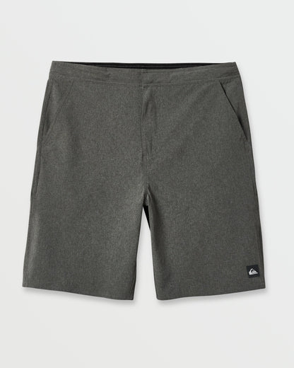 Waterman Suva 20" Amphibian Hybrid Shorts - Dark Grey Heather | Quick Silver