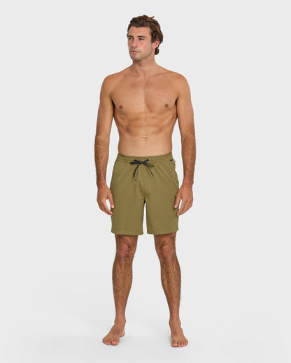 Taxer Amphibian 18" Hybrid Shorts - Aloe | Quick Silver