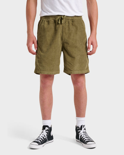 Taxer Corduroy Shorts - Aloe | Quick Silver