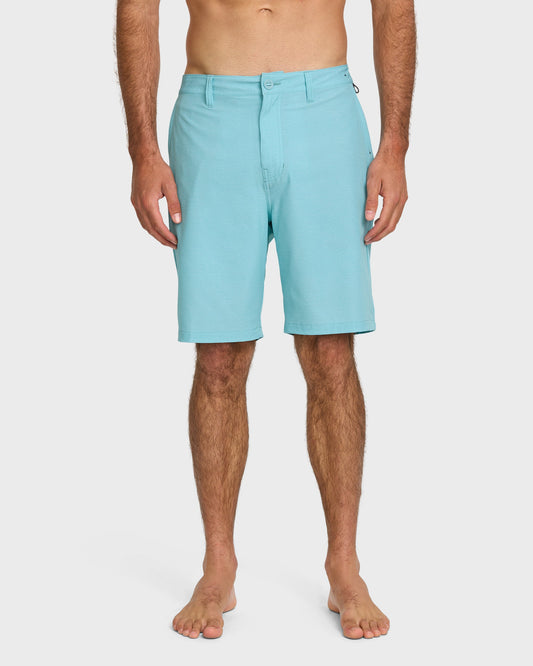 Union Heather 20" Amphibian Hybrid Shorts - Aqua Blue | Quick Silver