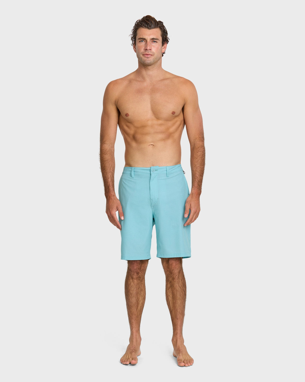 Union Heather 20" Amphibian Hybrid Shorts - Aqua Blue | Quick Silver