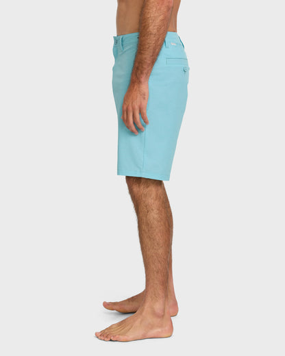Union Heather 20" Amphibian Hybrid Shorts - Aqua Blue | Quick Silver