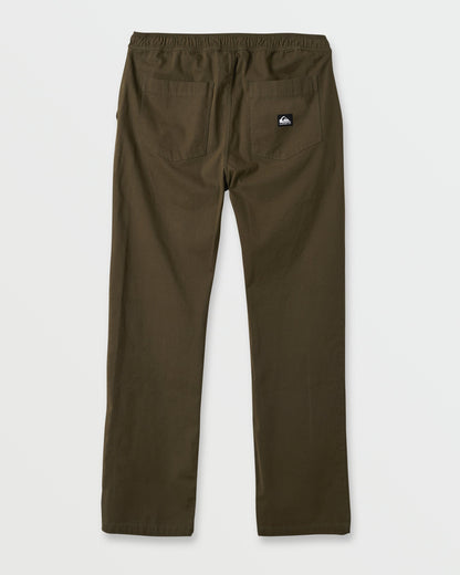 Stretch Canvas Beach Pants - Army | Quick Silver