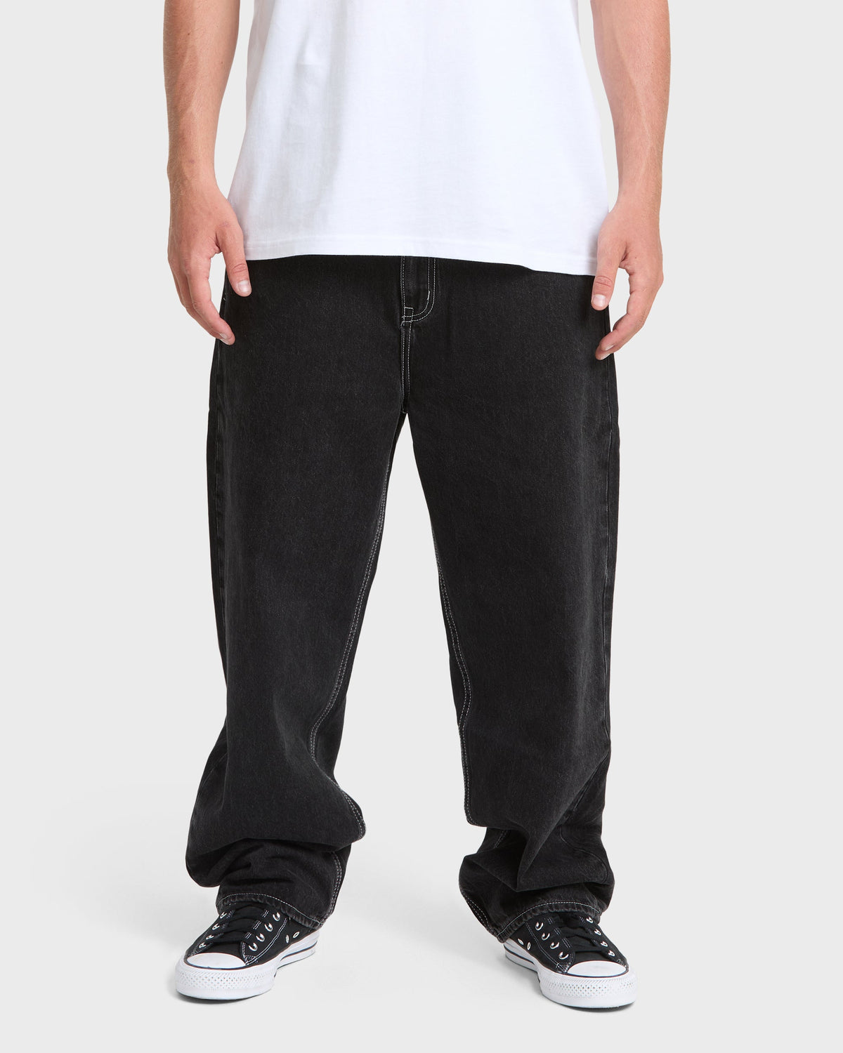 Baggy Denim Pants - Black Wash | Quick Silver