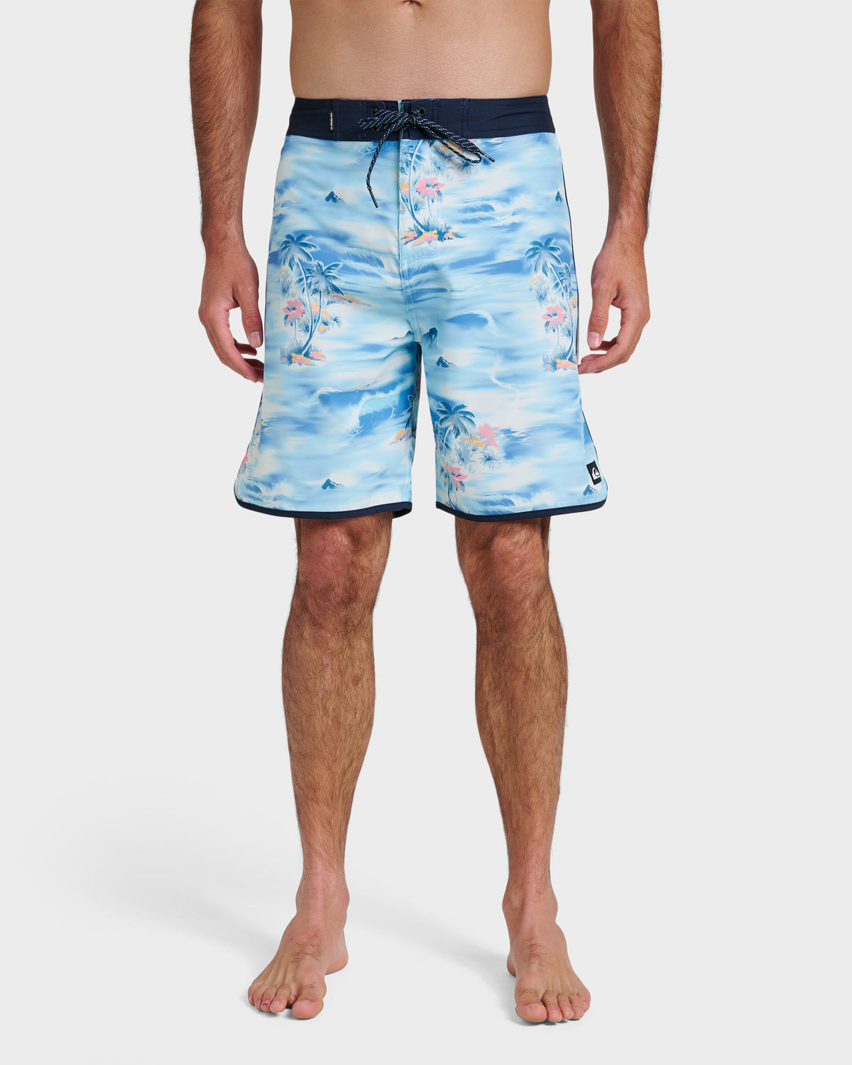 Surfsilk Tropical Surf 19" Boardshorts - Total Eclipse | Quick Silver