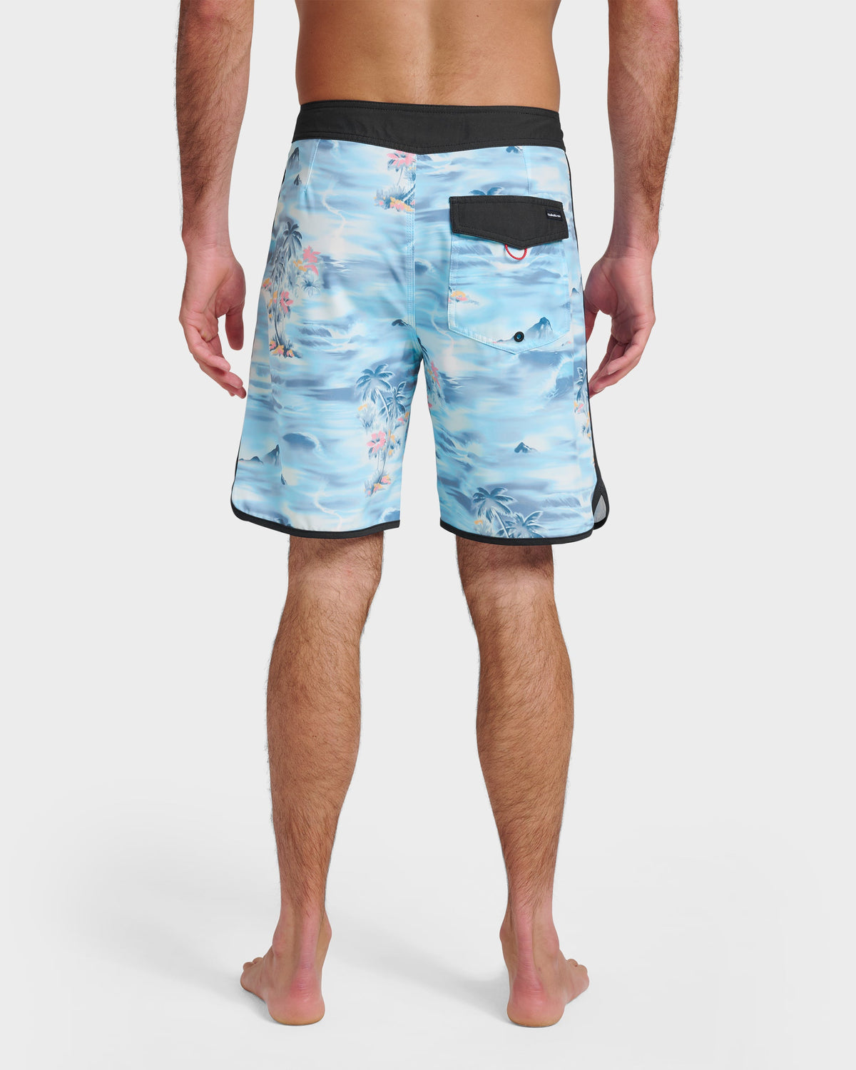 Surfsilk Tropical Surf 19" Boardshorts - Total Eclipse | Quick Silver