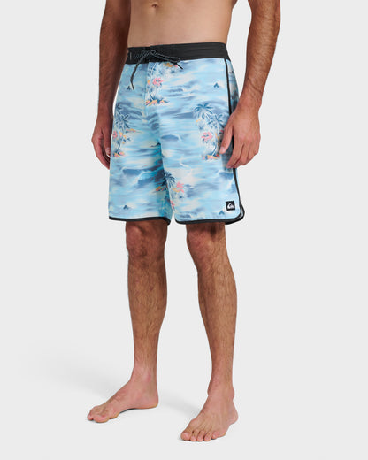 Surfsilk Tropical Surf 19" Boardshorts - Total Eclipse | Quick Silver