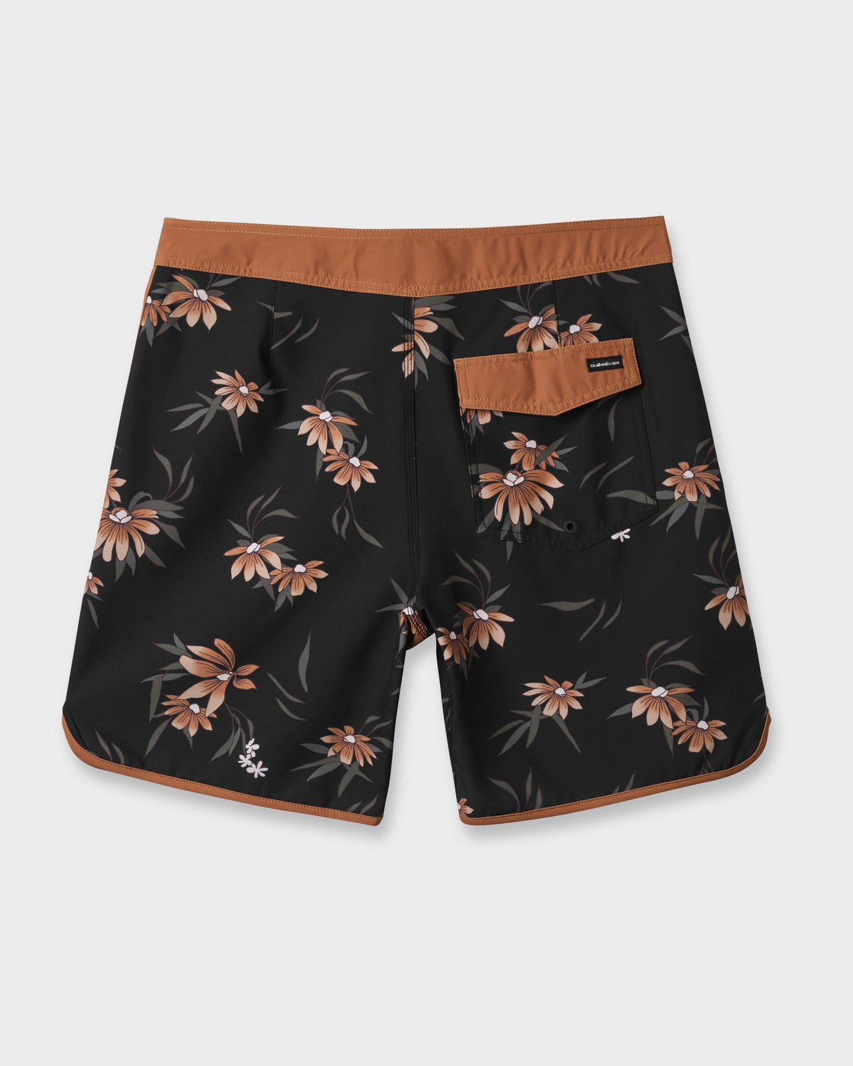 Surfsilk Costal Flora 19" Boardshorts - Black | Quick Silver