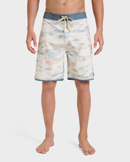Surfsilk Tropical Surf 19" Boardshorts - Moonstruck | Quick Silver