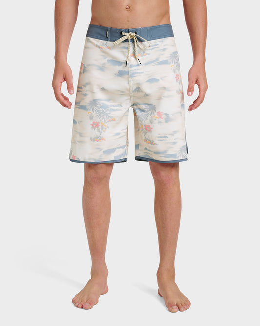 Surfsilk Tropical Surf 19" Boardshorts - Moonstruck | Quick Silver