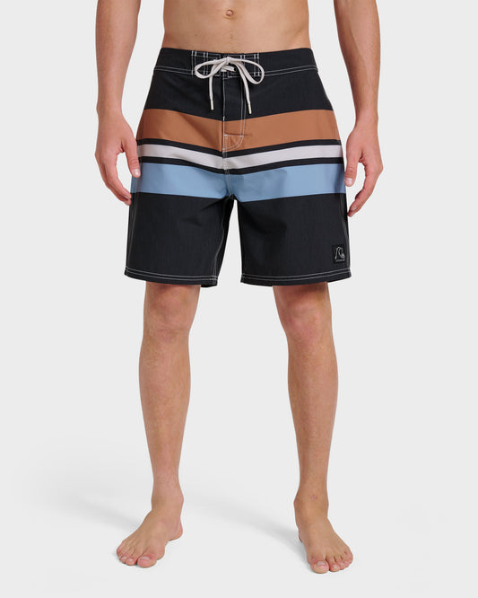 Original Straight Leg 18" Boardshorts - Black | Quick Silver