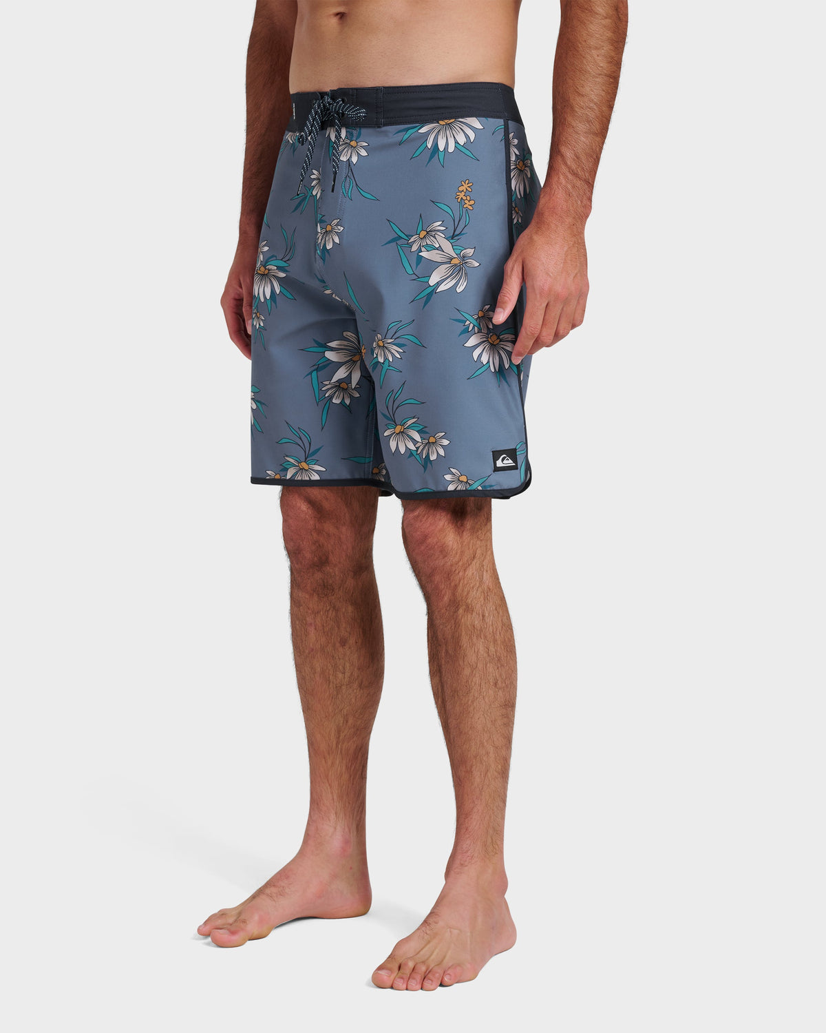 Surfsilk Costal Flora 19" Boardshorts - China Blue | Quick Silver