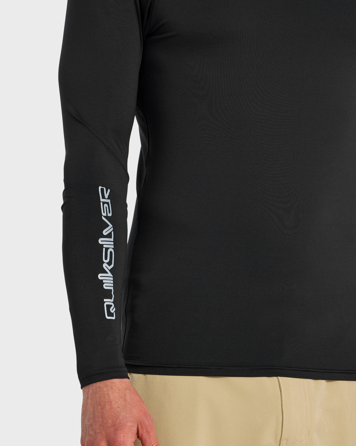 Everyday UPF 50 Long Sleeve Rashguard - Black | Quick Silver