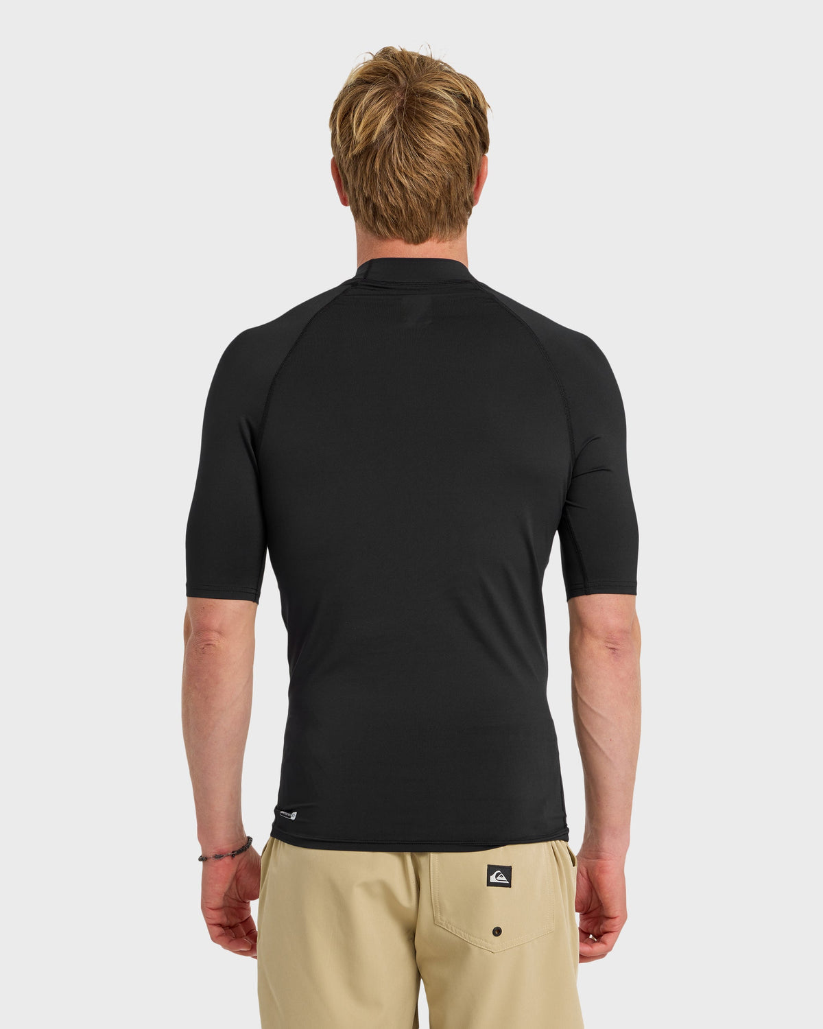 Everyday UPF 50 Short Sleeve Rashguard - Black | Quick Silver