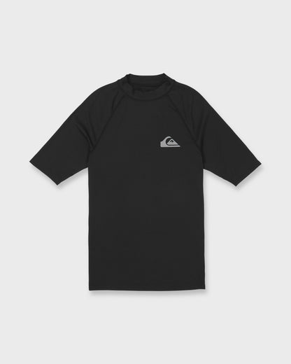 Everyday UPF 50 Short Sleeve Rashguard - Black | Quick Silver